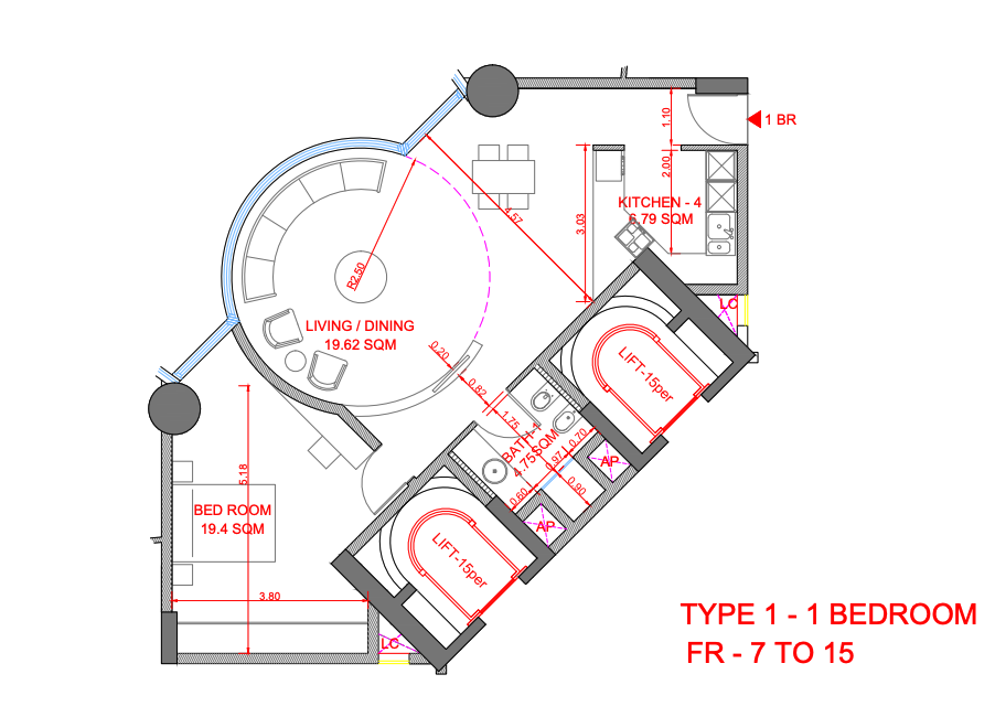 1 bhk for rent in bahrain